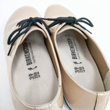 BIRKENSTOCK SAUNDERS パテントレザー エナメル サイズ39 シューズ・靴 ベージュ レディース ビルケンシュトック【中古】6-0106G◎