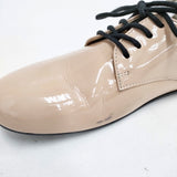 BIRKENSTOCK SAUNDERS パテントレザー エナメル サイズ39 シューズ・靴 ベージュ レディース ビルケンシュトック【中古】6-0106G◎