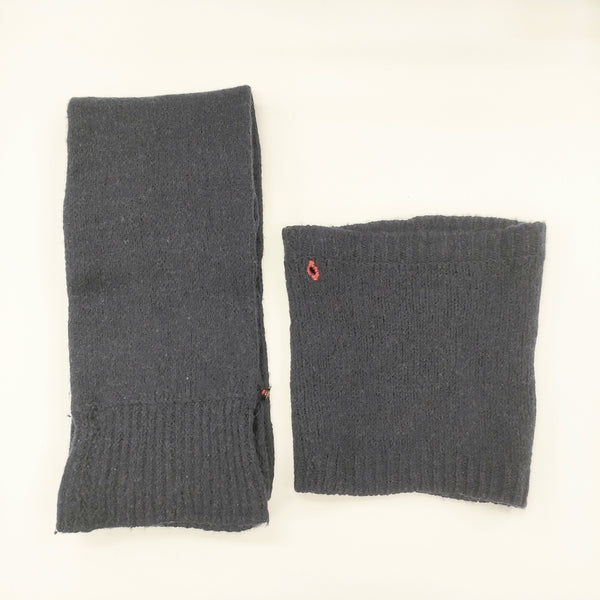 45R/45rpm ネックウォーマー マフラー セット 無地 マフラー ネイビー レディース フォーティーファイブアールピーエム【中古】5-1027T◎