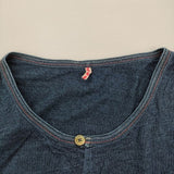 Pal'las Palace 刺繍 インディゴ染め コットン 日本製 カーディガン ネイビー レディース パラスパレス【中古】5-1217M∞