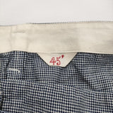 45R/45rpm 千鳥格子 コットン ベルト付き インディゴ スカート ネイビー ホワイト レディース フォーティーファイブアールピーエム【中古】5-1217M∞