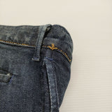 45R/45rpm デニムストレッチボタンスパッツ比女 加工 定価33000円 サイズ4 デニムパンツ ネイビー レディース フォーティーファイブアールピーエム【中古】5-1217G∞