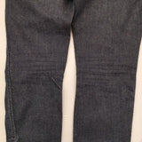 45R/45rpm デニムストレッチボタンスパッツ比女 加工 定価33000円 サイズ4 デニムパンツ ネイビー レディース フォーティーファイブアールピーエム【中古】5-1217G∞