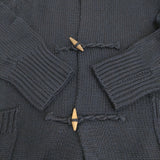 45R/45rpm ウールミリタリーフードコート 定価60500円 コート ネイビー レディース フォーティーファイブアールピーエム【中古】5-1022T♪