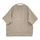 45R/45rpm リネンの908Tシャツ 定価27500円 サイズ2 ブラウス シャツ ベージュ レディース フォーティーファイブアールピーエム【中古】5-0926S♪