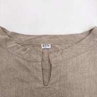 45R/45rpm リネンの908Tシャツ 定価27500円 サイズ2 ブラウス シャツ ベージュ レディース フォーティーファイブアールピーエム【中古】5-0926S♪