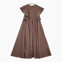 YLEVE SUVIN COTTON TYPEWRITER ONE PIECE サイズ1 168-5155080 ワンピース 25SS ブラウン レディース イレーヴ【中古】5-0926S♪