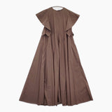 YLEVE SUVIN COTTON TYPEWRITER ONE PIECE サイズ1 168-5155080 ワンピース 25SS ブラウン レディース イレーヴ【中古】5-0926S♪