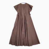 YLEVE SUVIN COTTON TYPEWRITER ONE PIECE サイズ1 168-5155080 ワンピース 25SS ブラウン レディース イレーヴ【中古】5-0926S♪