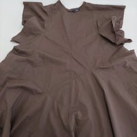 YLEVE SUVIN COTTON TYPEWRITER ONE PIECE サイズ1 168-5155080 ワンピース 25SS ブラウン レディース イレーヴ【中古】5-0926S♪