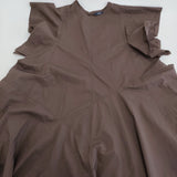 YLEVE SUVIN COTTON TYPEWRITER ONE PIECE サイズ1 168-5155080 ワンピース 25SS ブラウン レディース イレーヴ【中古】5-0926S♪