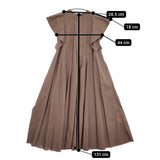 YLEVE SUVIN COTTON TYPEWRITER ONE PIECE サイズ1 168-5155080 ワンピース 25SS ブラウン レディース イレーヴ【中古】5-0926S♪