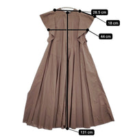 YLEVE SUVIN COTTON TYPEWRITER ONE PIECE サイズ1 168-5155080 ワンピース 25SS ブラウン レディース イレーヴ【中古】5-0926S♪