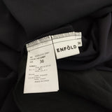 ENFOLD 未使用品 CUT LAYERED DRESS 定価47300円 サイズ36 ワンピース 25SS ダークネイビー レディース エンフォルド【中古】5-0926S♪