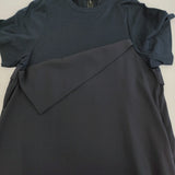 ENFOLD 未使用品 CUT LAYERED DRESS 定価47300円 サイズ36 ワンピース 25SS ダークネイビー レディース エンフォルド【中古】5-0926S♪