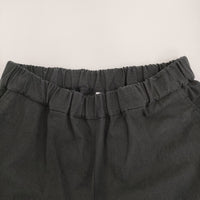 ARTS&SCIENCE リネン混 イージーパンツ サイズ1 0242-L3108-1016 パンツ 24SS ブラック レディース アーツ&サイエンス【中古】5-0926M♪
