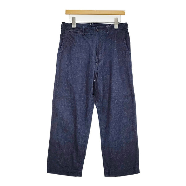 ARTS&SCIENCE コットンリネン デニムパンツ サイズ2 0241-U3127-1204 デニムパンツ 24SS ネイビー レディース アーツ&サイエンス【中古】5-0926G♪