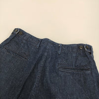 ARTS&SCIENCE コットンリネン デニムパンツ サイズ2 0241-U3127-1204 デニムパンツ 24SS ネイビー レディース アーツ&サイエンス【中古】5-0926G♪