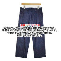 ARTS&SCIENCE コットンリネン デニムパンツ サイズ2 0241-U3127-1204 デニムパンツ 24SS ネイビー レディース アーツ&サイエンス【中古】5-0926G♪