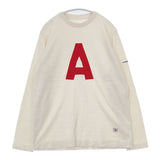 R&D.M.Co- OLDMAN'S TAILOR コットン サイズ36 長袖Ｔシャツ カットソー ロンＴ キナリ オフホワイト レディース オールドマンズテーラー【中古】5-1218M∞