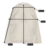 R&D.M.Co- OLDMAN'S TAILOR コットン サイズ36 長袖Ｔシャツ カットソー ロンＴ キナリ オフホワイト レディース オールドマンズテーラー【中古】5-1218M∞