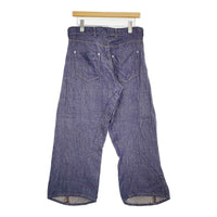 DEPT Hemp wide denim サイズ2 定価39600円 234051401 ヘンプ デニムパンツ ブルー レディース デプト【中古】5-0926M♪