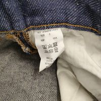 DEPT Hemp wide denim サイズ2 定価39600円 234051401 ヘンプ デニムパンツ ブルー レディース デプト【中古】5-0926M♪