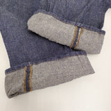 DEPT Hemp wide denim サイズ2 定価39600円 234051401 ヘンプ デニムパンツ ブルー レディース デプト【中古】5-0926M♪