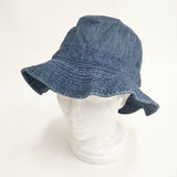 45R/45rpm コットン バケットハット サイズ2 帽子 ハット ネイビー レディース フォーティーファイブアールピーエム【中古】6-0130G◎