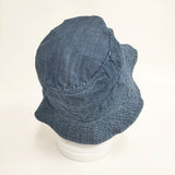 45R/45rpm コットン バケットハット サイズ2 帽子 ハット ネイビー レディース フォーティーファイブアールピーエム【中古】6-0130G◎
