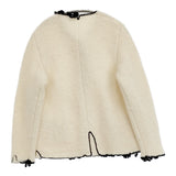 DANIELA GREGIS ハンドニットジャケット 定価418000円 ノーカラージャケット 23AW キナリ レディース ダニエラグレジス【中古】5-0926T♪