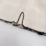 DANIELA GREGIS ハンドニットジャケット 定価418000円 ノーカラージャケット 23AW キナリ レディース ダニエラグレジス【中古】5-0926T♪