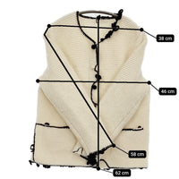 DANIELA GREGIS ハンドニットジャケット 定価418000円 ノーカラージャケット 23AW キナリ レディース ダニエラグレジス【中古】5-0926T♪