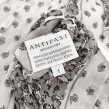 ANTIPAST PRINTED DRESS 定価53900円 POP49 サイズ1 ワンピース 23SS ホワイト グレー レディース アンティパスト【中古】5-0926S♪