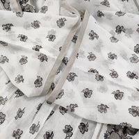 ANTIPAST PRINTED DRESS 定価53900円 POP49 サイズ1 ワンピース 23SS ホワイト グレー レディース アンティパスト【中古】5-0926S♪