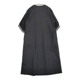 ANTIPAST SMINO WASHI DRESS 定価75900円 刺繍 美濃和紙 EOP206 ワンピース 24SS ブラック レディース アンティパスト【中古】5-0926S♪