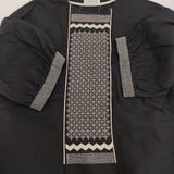 ANTIPAST SMINO WASHI DRESS 定価75900円 刺繍 美濃和紙 EOP206 ワンピース 24SS ブラック レディース アンティパスト【中古】5-0926S♪