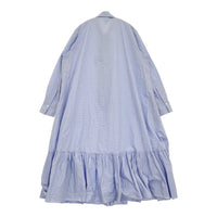 noir kei ninomiya 3H-O014 ボウタイロングワンピース 定価51700円 ワンピース AD2021 ブルー レディース ノワール ケイ ニノミヤ【中古】5-1001M♪