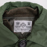 R&D.M.Co- ガーメントダイステンカラーコート XS 定価121000円 ライナージャケット付き カーキ レディース オールドマンズテーラー【中古】5-1031T♪