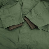 R&D.M.Co- ガーメントダイステンカラーコート XS 定価121000円 ライナージャケット付き カーキ レディース オールドマンズテーラー【中古】5-1031T♪