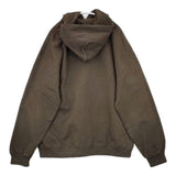 The Ennoy Professional フロントロゴ刺繍スウェット 裏起毛 パーカー ブラウン メンズ ザエンノイプロフェッショナル【中古】5-1124T∞