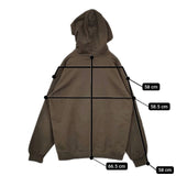 The Ennoy Professional フロントロゴ刺繍スウェット 裏起毛 パーカー ブラウン メンズ ザエンノイプロフェッショナル【中古】5-1124T∞