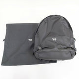 Y-3 ブラックナイロンバックパック A43010 ヨウジヤマモト アディダス リュック・デイパック ブラック レディース ワイスリー/Yohji【中古】5-1006G◎