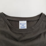 Champion/FREAK'S STORE 別注 フリル切り替えチュニック Tシャツ 25SS Cグレー レディース チャンピオン/フリークスストア【中古】5-0926S♪