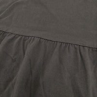 Champion/FREAK'S STORE 別注 フリル切り替えチュニック Tシャツ 25SS Cグレー レディース チャンピオン/フリークスストア【中古】5-0926S♪
