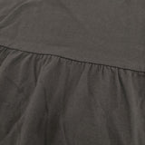 Champion/FREAK'S STORE 別注 フリル切り替えチュニック Tシャツ 25SS Cグレー レディース チャンピオン/フリークスストア【中古】5-0926S♪