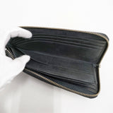 SLOW＆CO スロウアンドコー cordovan Lzip long wallet 定価64900円 コードバン 財布 革 レザー ユニセックス 長財布 ブラック メンズ【中古】5-1125G◎
