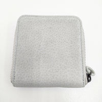 VU PRODUCT zip wallet 定価22000円 二つ折り財布 グリーングレー レディース ヴウプロダクト【中古】5-0926G♪