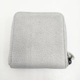 VU PRODUCT zip wallet 定価22000円 二つ折り財布 グリーングレー レディース ヴウプロダクト【中古】5-0926G♪