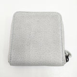 VU PRODUCT zip wallet 定価22000円 二つ折り財布 グリーングレー レディース ヴウプロダクト【中古】5-0926G♪